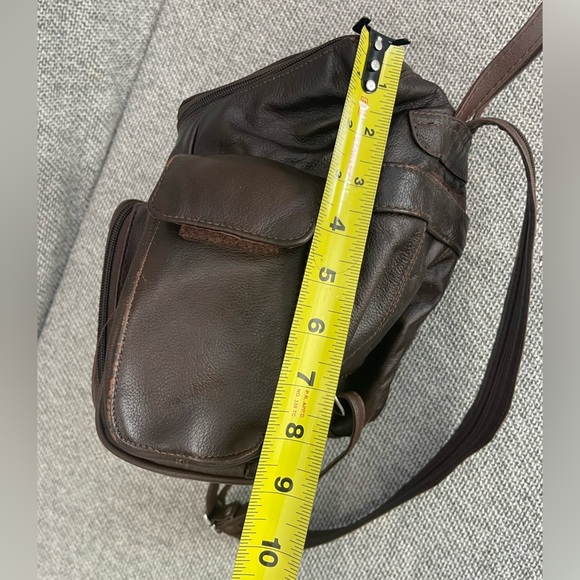 Brown Leather Backpack - Picture 8 of 16